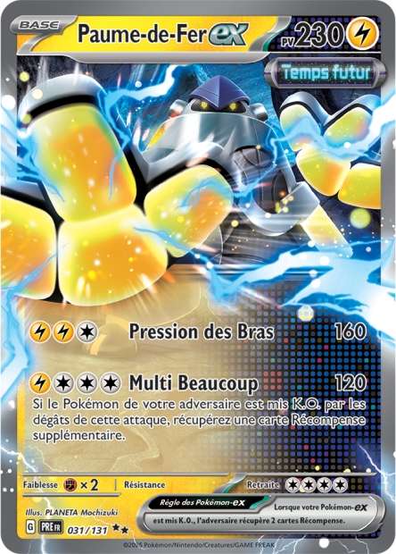 Carte Pokémon Paume-de-Fer EX 031/131 Evolutions Prismatiques PRE EV8_5 Neuf FR LorenZone