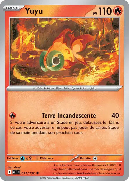 Carte Pokémon Yuyu 031/132 MEG Méga-Évolution ME01 Neuf FR LorenZone