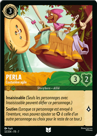 032/204 - Perla, Couturière agile - LorenZone - Pokémon