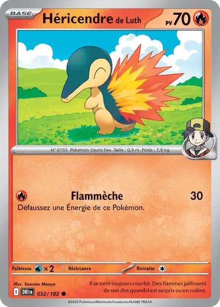 Carte Pokémon Héricendre de Luth 032/182 DRI Rivalités Destinées EV10 Neuf FR LorenZone