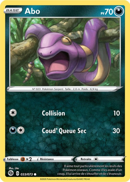 Carte Pokémon Abo 033/073 SWSH35 Voltage Eclatant EB3_5 Neuf FR LorenZone