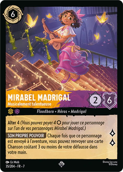 035/204 - Mirabel Madrigal, Musicalement talentueuse - LorenZone - Pokémon