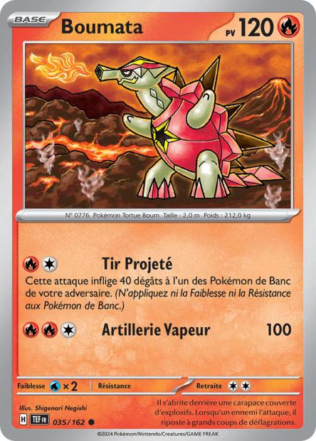 Carte Pokémon Boumata 035/162 TEF Forces Temporelles EV05 Neuf FR LorenZone