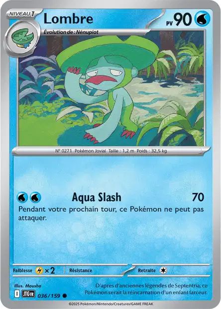Carte Pokémon Lombre 036/159 JTG Aventures Ensemble EV09 Neuf FR LorenZone