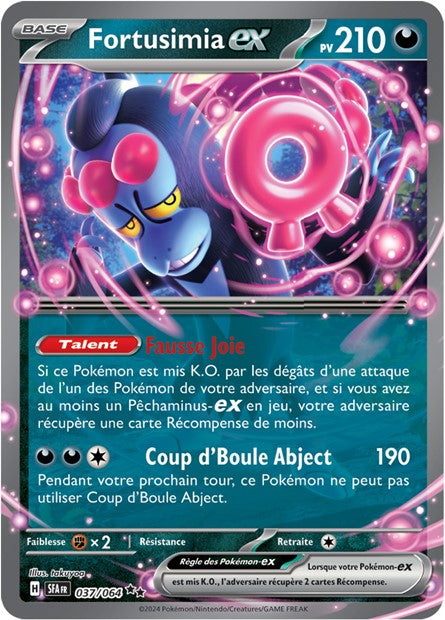 Carte Pokémon Fortusimia EX 037/064 Fable Nébuleuse SFA EV6_5 Neuf FR LorenZone
