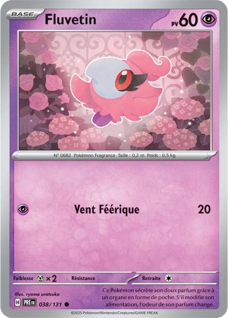 Carte Pokémon Fluvetin 038/131 Evolutions Prismatiques PRE EV8_5 Neuf FR LorenZone