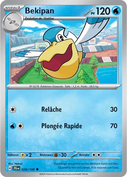 Carte Pokémon Bekipan 039/159 JTG Aventures Ensemble EV09 Neuf FR LorenZone