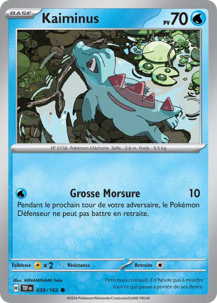 Carte Pokémon Kaiminus 039/162 TEF Forces Temporelles EV05 Neuf FR LorenZone