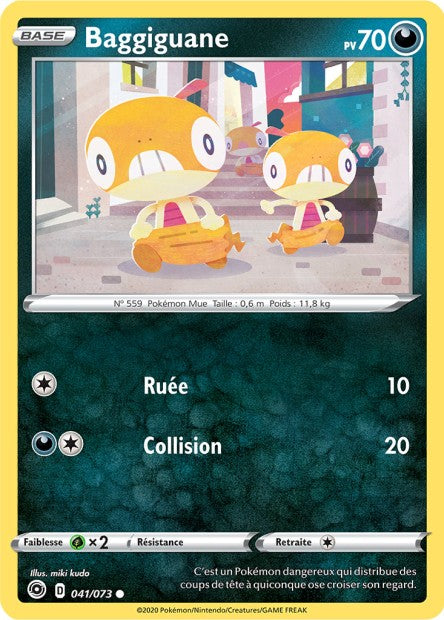 Carte Pokémon Baggiguane 041/073 SWSH35 Voltage Eclatant EB3_5 Neuf FR LorenZone