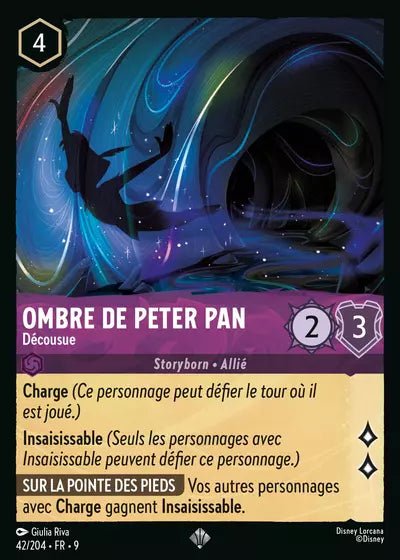 042/204 - Ombre de Peter Pan, Décousue - LorenZone - Pokémon