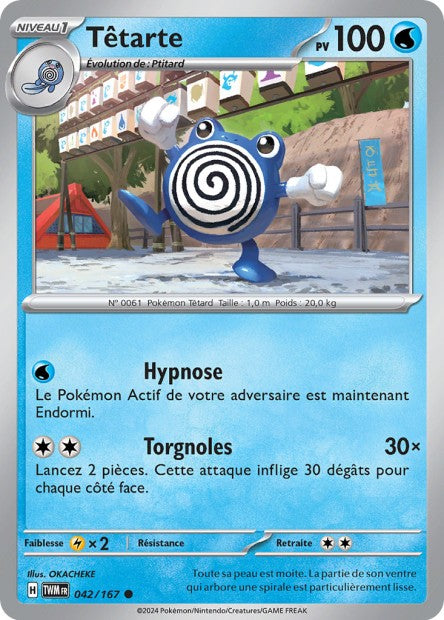 Carte Pokémon Têtarte 042/167 TWM Mascarade Crépusculaire EV06 Neuf FR LorenZone