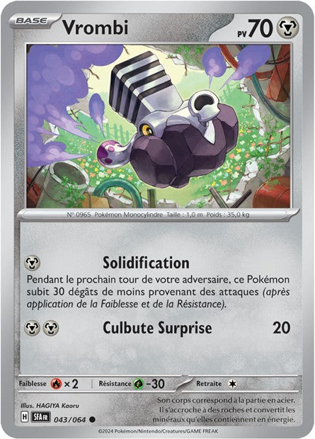 Carte Pokémon Vrombi 043/064 Fable Nébuleuse SFA EV6_5 Neuf FR LorenZone