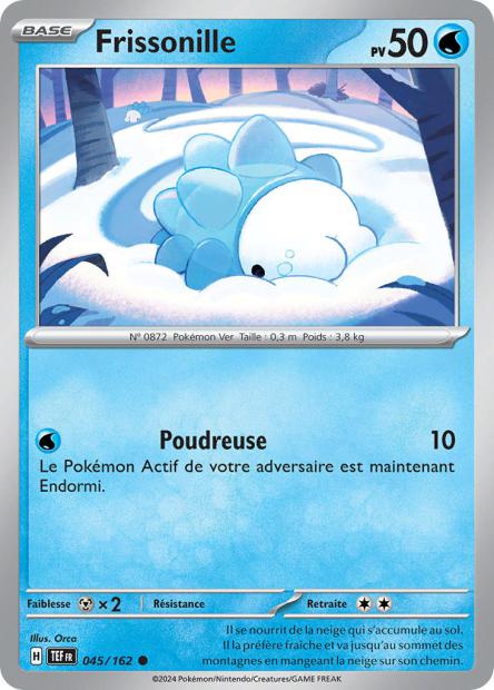 Carte Pokémon Frissonille 045/162 TEF Forces Temporelles EV05 Neuf FR LorenZone
