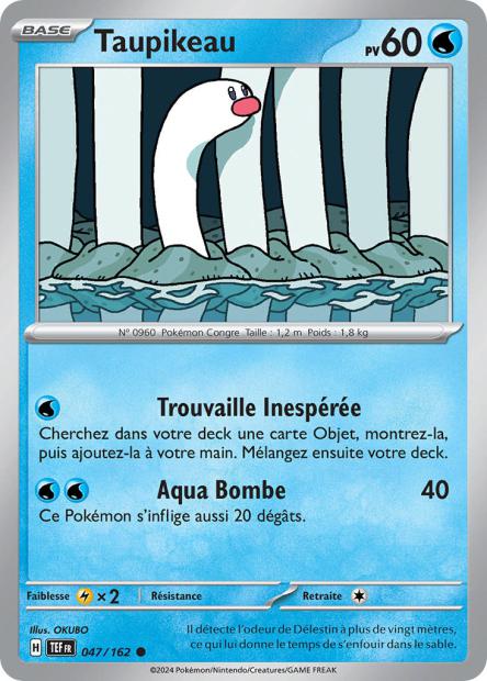 Carte Pokémon Taupikeau 047/162 TEF Forces Temporelles EV05 Neuf FR LorenZone