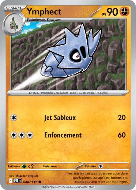 Carte Pokémon Ymphect 048/131 Evolutions Prismatiques PRE EV8_5 Neuf FR LorenZone
