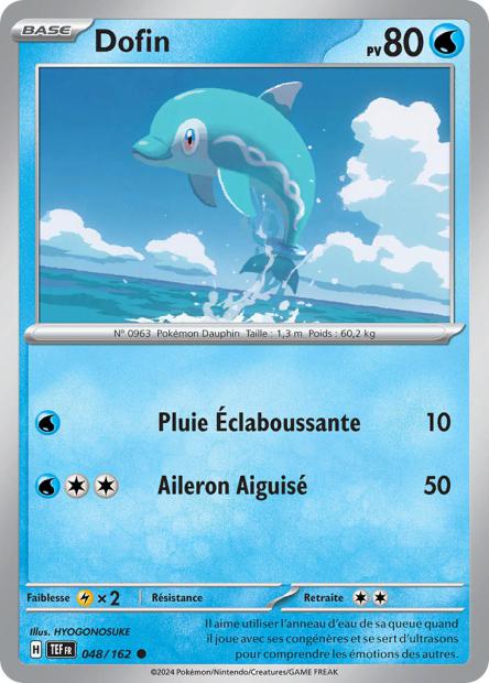 Carte Pokémon Dofin 048/162 TEF Forces Temporelles EV05 Neuf FR LorenZone