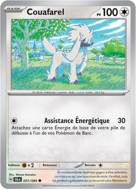 Carte Pokémon Couafarel 051/064 Fable Nébuleuse SFA EV6_5 Neuf FR LorenZone