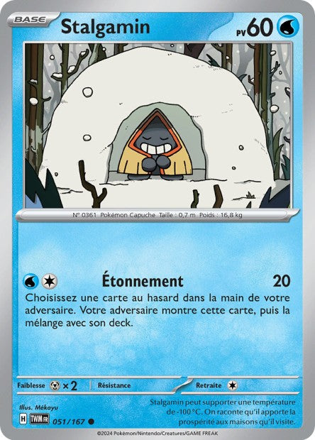 Carte Pokémon Stalgamin 051/167 TWM Mascarade Crépusculaire EV06 Neuf FR LorenZone