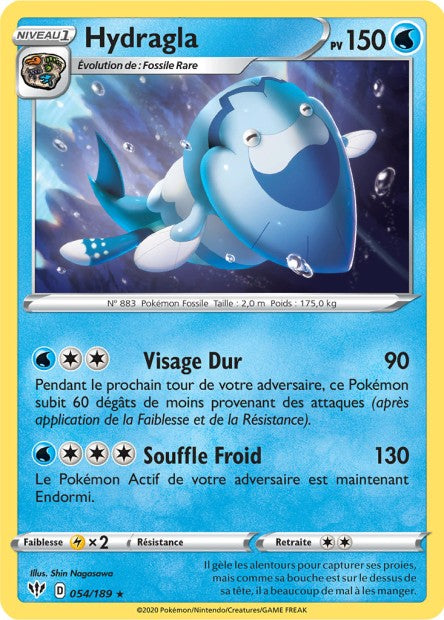 Carte Pokémon Hydragla 054/189 SWSH3 Ténèbres Embrasées EB03 Neuf FR LorenZone
