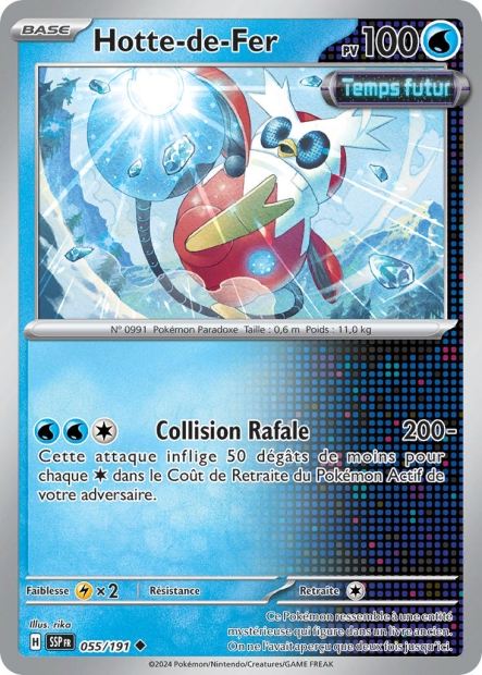 Carte Pokémon Hotte-de-Fer 055/191 SSP Étincelles Déferlantes EV08 Neuf FR LorenZone