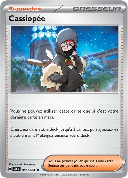 Carte Pokémon Cassiopée 056/064 Fable Nébuleuse SFA EV6_5 Neuf FR LorenZone