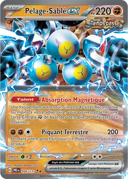 Carte Pokémon Pelage-Sablé EX 056/131 Evolutions Prismatiques PRE EV8_5 Neuf FR LorenZone