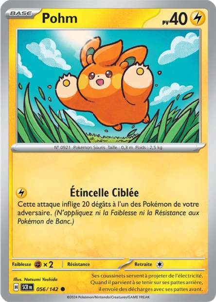 Carte Pokémon Pohm 056/142 SCR Couronne Stellaire EV07 Neuf FR LorenZone