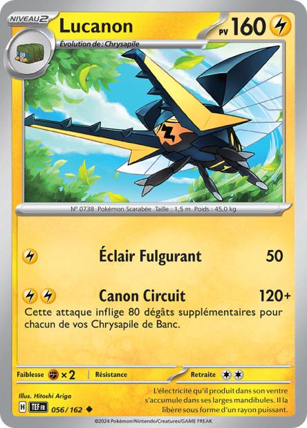 Carte Pokémon Lucanon 056/162 TEF Forces Temporelles EV05 Neuf FR LorenZone