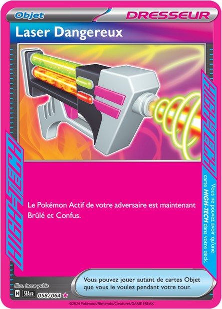 Carte Pokémon Laser Dangereux 058/064 Fable Nébuleuse SFA EV6_5 Neuf FR LorenZone