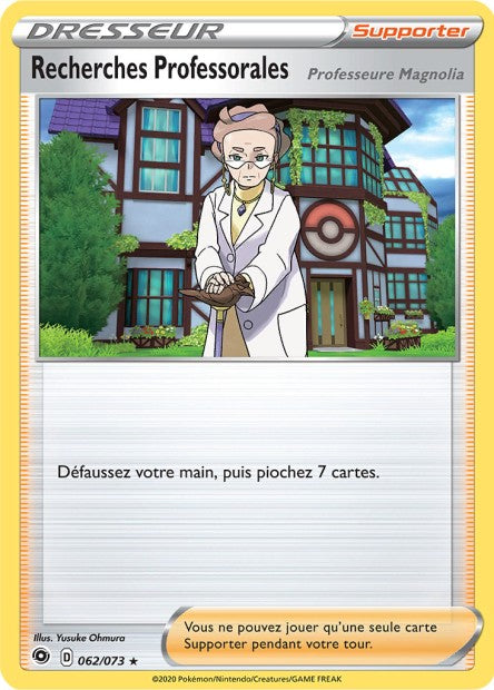 Carte Pokémon Recherches Professorales 062/073 SWSH35 Voltage Eclatant EB3_5 Neuf FR LorenZone