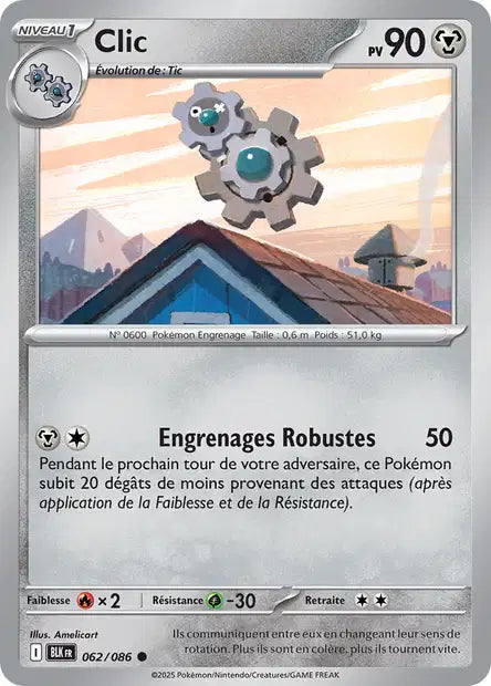 Carte Pokémon Clic 062/086 BLK Foudre Noire EV10_5 Neuf FR LorenZone
