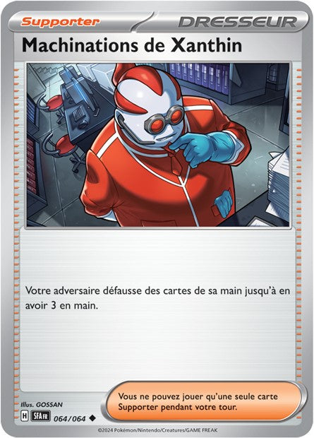 Carte Pokémon Machinations de Xanthin 064/064 Fable Nébuleuse SFA EV6_5 Neuf FR LorenZone