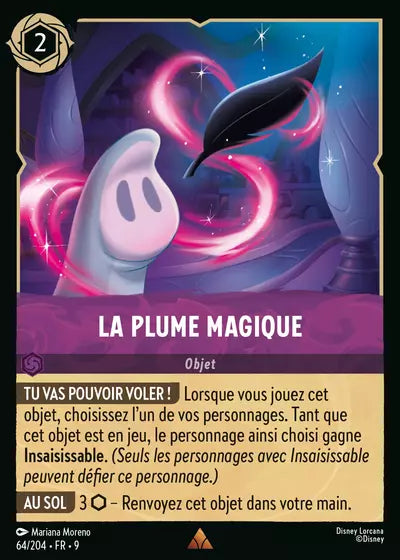Carte Lorcana - Disney La plume magique 064/204 Chapitre 09 Fabuleux FAB Neuf FR LorenZone