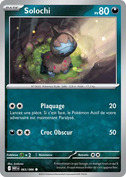 Carte Pokémon Solochi 065/086 WHT Flamme Blanche EV10_5 Neuf FR LorenZone