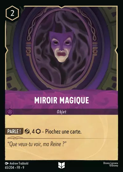 Carte Lorcana - Disney Miroir Magique 065/204 Chapitre 09 Fabuleux FAB Neuf FR LorenZone