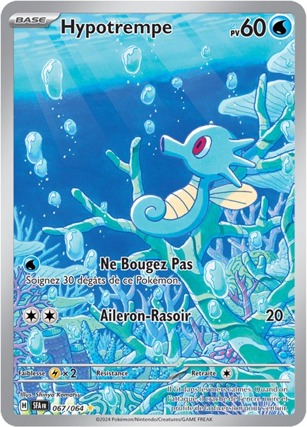 Carte Pokémon Hypotrempe 067/064 Fable Nébuleuse SFA EV6_5 Neuf FR LorenZone