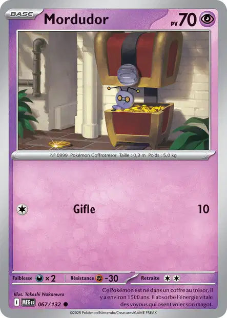 Carte Pokémon Mordudor 067/132 MEG Méga-Évolution ME01 Neuf FR LorenZone