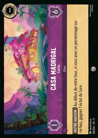 Carte Lorcana - Disney Casa Madrigal, Casita 068/204 Chapitre 09 Fabuleux FAB Neuf FR LorenZone