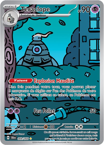 Carte Pokémon Téraclope 069/064 Fable Nébuleuse SFA EV6_5 Neuf FR LorenZone