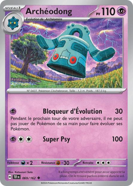 Carte Pokémon Archéodong 069/162 TEF Forces Temporelles EV05 Neuf FR LorenZone