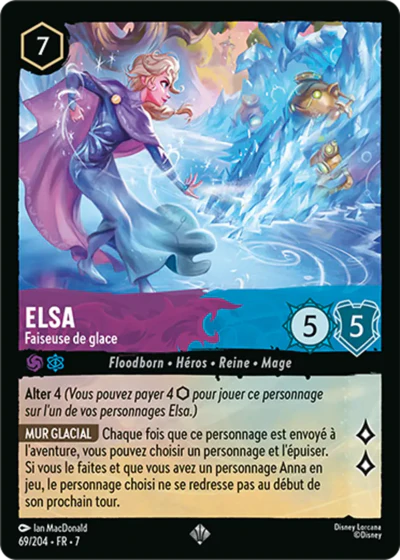 Carte Lorcana - Disney Merlin, Enchanteur clairvoyant 069/204 Rare Cam Kendell Chapitre 07 L'Île d'Archazia ARI Neuf FR LorenZone
