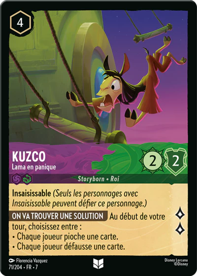 Carte Lorcana - Disney Elsa, Faiseuse de glace 071/204 Super Rare Ian MacDonald Chapitre 07 L'Île d'Archazia ARI Neuf FR LorenZone