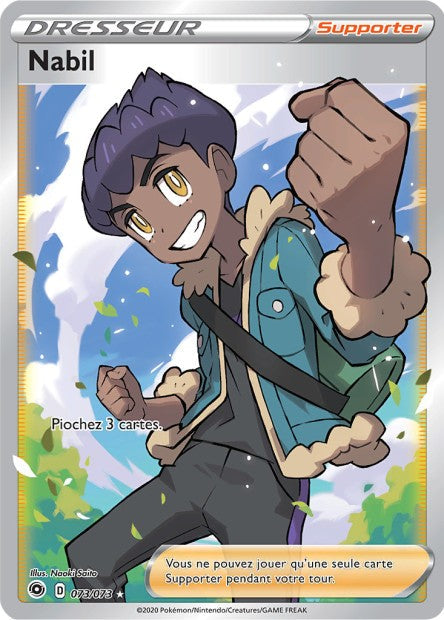 Carte Pokémon Nabil 073/073 SWSH35 Voltage Eclatant EB3_5 Neuf FR LorenZone