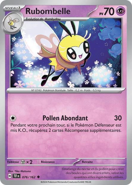 Carte Pokémon Rubombelle 076/162 TEF Forces Temporelles EV05 Neuf FR LorenZone