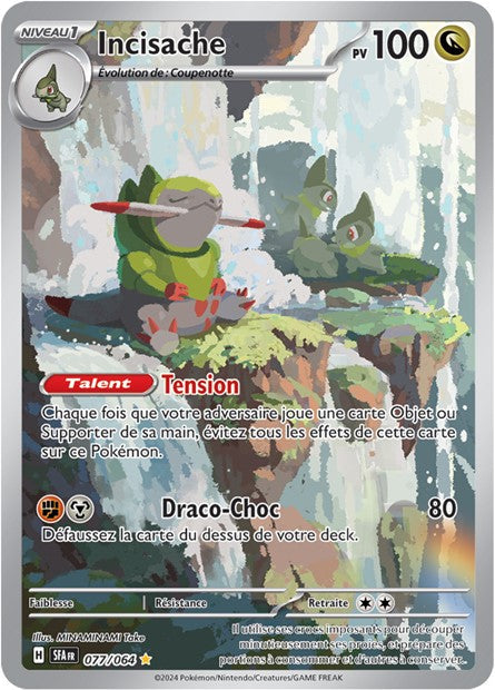 Carte Pokémon Incisache 077/064 Fable Nébuleuse SFA EV6_5 Neuf FR LorenZone