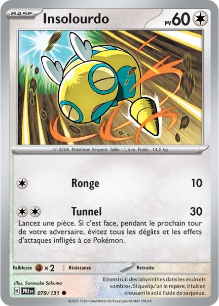 Carte Pokémon Insolourdo 079/131 Evolutions Prismatiques PRE EV8_5 Neuf FR LorenZone