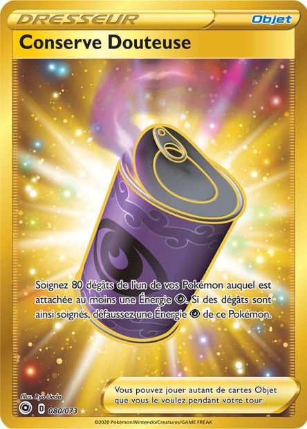 Carte Pokémon Conserve Douteuse 080/073 SWSH35 Voltage Eclatant EB3_5 Neuf FR LorenZone