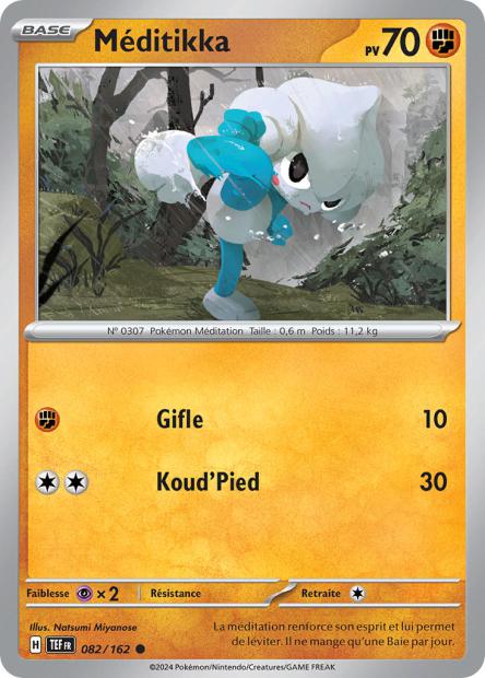 Carte Pokémon Méditikka 082/162 TEF Forces Temporelles EV05 Neuf FR LorenZone