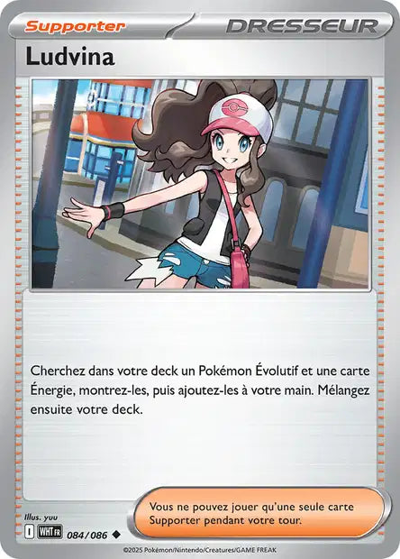Carte Pokémon Ludvina 084/086 WHT Flamme Blanche EV10_5 Neuf FR LorenZone