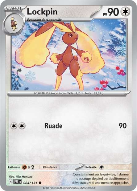 Carte Pokémon Lockpin 084/131 Evolutions Prismatiques PRE EV8_5 Neuf FR LorenZone